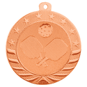Bright Bronze 2" Pickleball Starbrite Medal