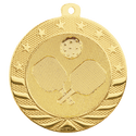 Bright Gold 2" Pickleball Starbrite Medal