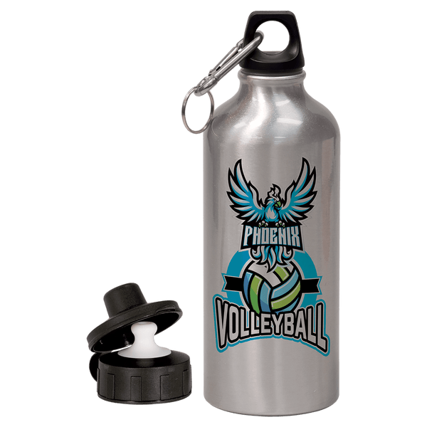 Silver 20 oz. Sublimatable Aluminum Water Bottle