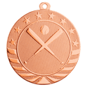 Bright Bronze 2 3/4" Baseball/Softball Starbrite Medal