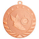 Bright Bronze 2 3/4" Track Starbrite Medal