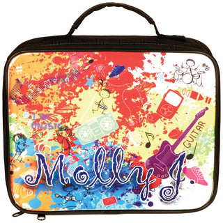 9 1/2" x 7 1/2" x 3" Sublimatable Insulated Lunch Tote