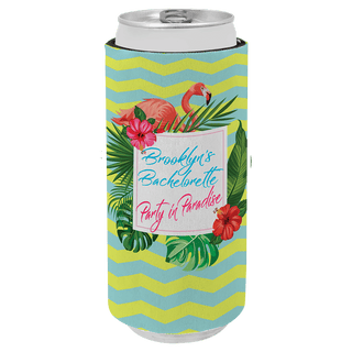 White Slim Sublimatable Beverage Holder
