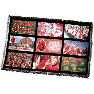 37" x 56" 9-Panel Sublimatable Blanket