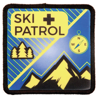 2 1/2" x 2 1/2" Square Sublimatable Patch with Adhesive & Black Border