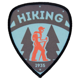 3" x 3 1/2" Shield Sublimatable Patch with Adhesive & Black Border