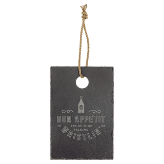 9" x 6" Rectangle Slate Cutting Board with Hanger String