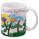 White 11 oz. Sublimatable Ceramic Mug