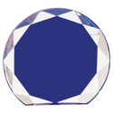 Blue 5 1/2" Sunburst Acrylic