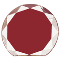 Burgundy 5 1/2" Sunburst Acrylic