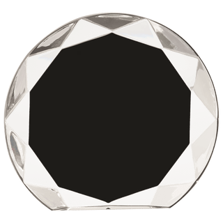 Black 7 1/4" Sunburst Acrylic