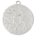 Silver 2" Superstar Cross Country Medal