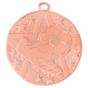 Bronze 2" Superstar Soccer Medal