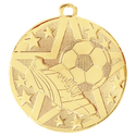 Gold 2" Superstar Soccer Medal