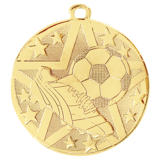 Gold 2" Superstar Soccer Medal