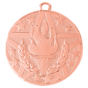 Bronze 2" Superstar Torch Medal