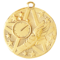 Gold 2" Superstar Track Medal