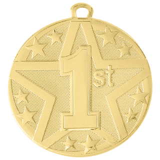 2" Gold Superstar 1st Place Medal
