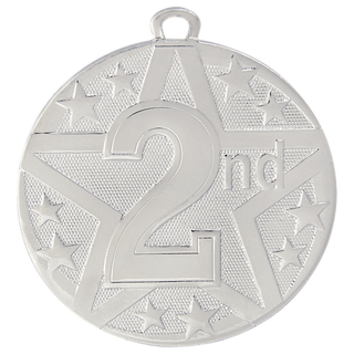 2" Silver Superstar 2nd Place Medal