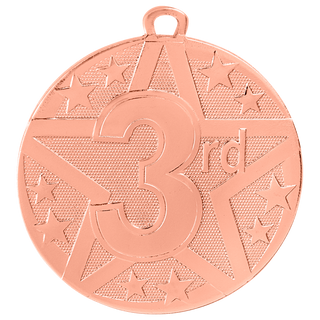 2" Bronze Superstar 3rd Place Medal