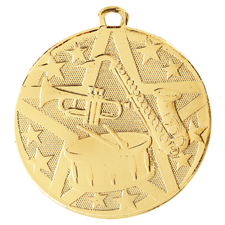 Gold 2" Superstar Band Medal