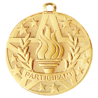 Gold 2" Superstar Participant Medal