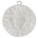 Silver 2" Superstar Participant Medal