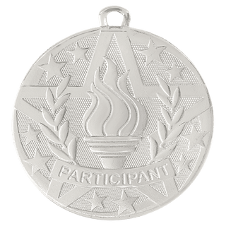 Silver 2" Superstar Participant Medal