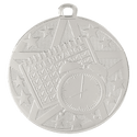 Silver 2" Superstar Perfect Attendance Medal