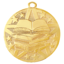 Gold 2" Superstar Reading Medal