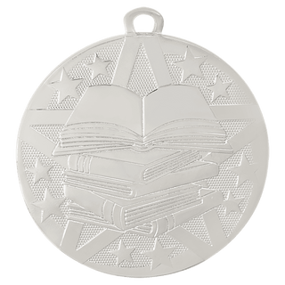 Silver 2" Superstar Reading Medal
