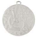 Silver 2" Superstar Science Medal