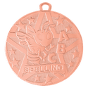 Bronze 2" Superstar Spelling Medal