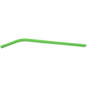 Green 10" Small Silicone Straw