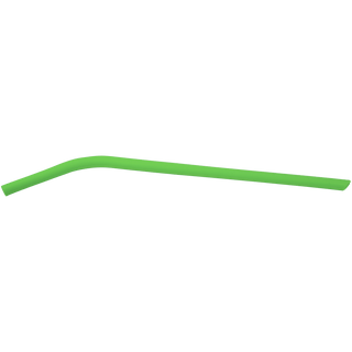 Green 10" Small Silicone Straw