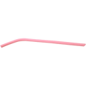 Pink 10" Small Silicone Straw