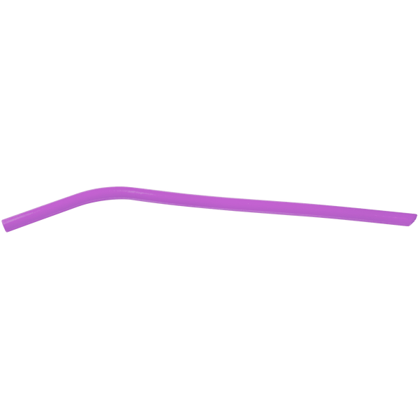 Purple 10" Small Silicone Straw