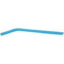 Blue 10" Large Silicone Straw