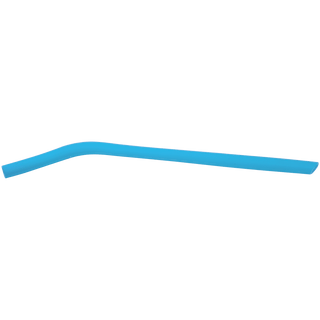 Blue 10" Large Silicone Straw