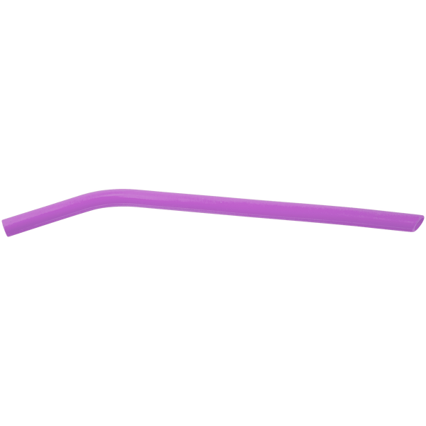 Purple 10" Large Silicone Straw