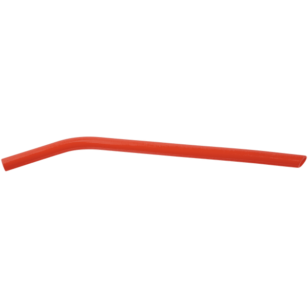 Red 10" Large Silicone Straw