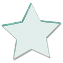 Jade 5" x 5" Star Acrylic Paperweight