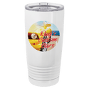 White Sublimatable Polar Camel 20 oz. Vacuum Insulated Tumbler w/Lid