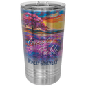 Stainless Steel Sublimatable 16 oz. Polar Camel Pint with Slider Lid