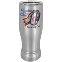 Stainless Steel Sublimatable 14 oz. Polar Camel Pilsner with Clear Lid