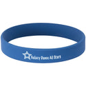 Blue/White 3 3/4" Laserable Bracelet