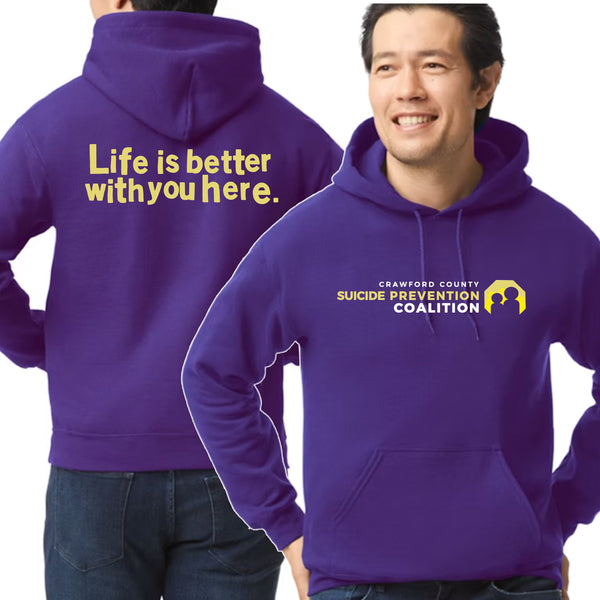 Crawford County Suicide Prevention Coalition - Unisex Hoodie