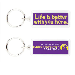 Crawford County Suicide Prevention Coalition - Keychain