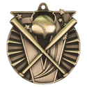 Antique Gold 2" Baseball/Softball Victory Medal