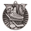 Antique Silver 2" Hockey Victory Medal